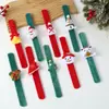 Muñeco de Peluche de Dibujos Animados Anillo a Presión Pulsera de Pareja Regalo para Niños Niñas Navidad Reno Muñeco de Nieve Accesorios Decorativos