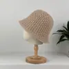 Sombrero de pescador minimalista de doble cara estilo japonés para mujer, primavera y verano, diseño calado para hacer que la cara parezca más pequeña, sombrero de sol, transpirable para exteriores, versátil y protector solar