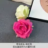 Flores Artificiales Hechas a Mano Estilo Vintage para Bodas, Decoración de Sala de Estar, Flores de Seda, Rosas Copo de Nieve, Cabezas de Flores al por Mayor