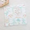 Toalla de bebé de seersucker de alta densidad algodón seis capas de gasa toalla para niños toalla cuadrada suave absorbente empaque individual