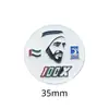 Modelo Quente Transfronteiriço Oriente Médio Emirados Árabes Unidos Retrato do Rei Senhor Esmalte Pintado Emblema Adesivo para Celular Pronto para Entrega