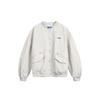 Yidao Vintage 2025 Otoño Nuevo Retro Americano Cremallera Bolsillo Bordado Diseño Holgado Casual Chaqueta de Vuelo