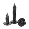 Parafusos Autoatarraxantes Cabeça de Guarda-chuva Aço Inoxidável 304 Zinco Preto Fenda Cruzada M2~M6 em Estoque Padrão Guangdong Parafusos Pequenos Autoatarraxantes Fenda Cruzada Ta