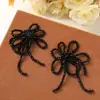 Moda Sul-Coreana Bordado à Mão Contas Franja Flor Tecido Adesivo DIY Sapatos Flor Acessórios de Cabelo Adorno Broche Roupas Patch Patch