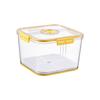 Recipiente Hermético con Temporizador Cocina Fruta y Verdura Fresco Transparente Caja de Almacenamiento Estilo Matryoshka Tres en Uno Caja de Almacenamiento Hermética con Temporizador