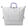 Bolsa de viaje de gran capacidad para viajes cortos para mujeres, adecuada para viajes, viajes de negocios y la vida en el dormitorio; una bolsa de gimnasio multifuncional, elegante y expandible para organizar el equipaje