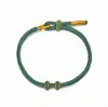 Pulsera de Cuerda Roja Tejida a Mano del Año del Zodiaco con Cuentas Usables Accesorios de Joyería DIY Semi-Terminados Pulsera de Joyería para la Mano Pulsera de Pareja