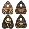 Nuevos adornos artesanales de madera con bola de cristal, chasis creativo con forma de animal y corazón, base de piedra energética, productos de madera