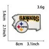 32 Equipos Lado Gretel Bordado Parche Termoadhesivo 49ers Eagles Vikings Packers