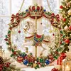 Atrapasoles de Arte Diamante Navideño Pintura Estilo Diamante Acrílico Navideño F