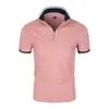 Camiseta de Manga Corta de Verano para Hombre Camisa Polo de Moda con Cuello Campana Camisa Polo Estampada para Hombre