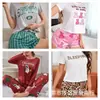 Novo Lançamento Quente Transfronteiriço Shein Roupa de Casa Estampada Desenho Animado Alça Fina Conjunto de Pijama Feminino Fornecimento Misto Atacado