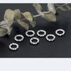 Accesorios de plata al por mayor S925 plata redonda cáñamo corona anillo cerrado DIY accesorios de joyería hechos a mano S0432