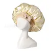 Amazon Explosiones Paté Lazo Cinta Seda Imitación Ala Ancha Ducha Lunar Gorro Belleza Peluquería Diadema Gorro de Noche Grande