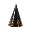 Sombrero de Cumpleaños con Rayas y Lunares de Lámina Dorada, Sombrero de Decoración de Cumpleaños para Fiesta, Suministro Exclusivo Transfronterizo, Suministro al por Mayor, Certificado CE