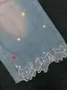 Elegantes Shorts de Mezclilla con Botones de Colores para Mujer, Nuevos Pantalones Cropped Rectos Holgados Adelgazantes de Cintura Alta para Verano 2026