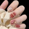 Usar colección de uñas oferta especial liquidación productos de cola liquidación sin devolución manicura hecho a mano parche de uña postiza corto longitud media