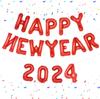 2024 Feliz Año Nuevo Globo Decorativo Traje de Letras feliz año nuevo Día de Año Nuevo Traje de Ambiente