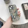 Funda para iPhone 18 Pro Max Estilo Europeo Dorado Flor de Loto Agrietada Mariposa Funda de Película para iPhone 17 Mujeres Venta al por Mayor