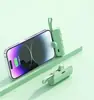 Batería externa nueva en forma de cápsula transfronteriza, 5000 mAh, cargador de emergencia mini, forma de labial, batería externa portátil, logo personalizado disponible