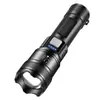 Linterna de haz súper alto transfronteriza para exteriores P50 foco multifunción linterna con zoom linterna portátil de carga de emergencia