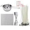 Material para Mecha de Vela DIY Kit de Mechas para Velas Herramienta para Hacer Velas Kit Set de Velas Aromáticas