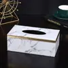 Caixa de Tecido de Couro PU Moderna e Simples Armazenamento e Armazenamento de Papel Integrados Sala de Estar Escritório Pequenos Itens Podem Ser Personalizados com Logo