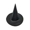 Chapéu de Halloween Chapéu de Mago de Tecido Oxford Preto Adereços de Fantasia de Maquiagem Chapéu de Bruxa de Harry Potter Chapéu de Bruxa