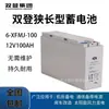 Bateria Shuangdeng 6-XFMJ-100 bateria de gel estreita 12V100AH estação base de comunicação de energia/solar