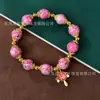 Pulsera Panjiayuan Pekín Vidrio Gris Fragante Porcelana Cadena Palacio Sepa Para Mujer Hombre Pulsera Avanzada de Porcelana Gris Fragante Venta al por Mayor