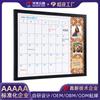 Combinación Personalizada de Pizarra Blanca y Corcho Amazon Mismo Estilo Hogar Colgante Calendario Semanal Pizarra de Notas Impresa Pizarra Magnética para Notas