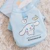 Roupas de Cachorro para Outono e Inverno, Bordado de Patch de Colaboração Cão Canela e Gatinho, Lã Princesa Quente Ursinho Roupas para Animal de Estimação Gato
