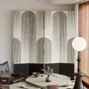Divisória de Tela Retrô Estilo Francês para Sala de Estar, Decoração de Entrada de Escritório, Tela Dobrável Móvel Dobrável de Alta Qualidade