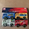 Conjunto de brinquedos de veículos de engenharia de inércia infantil Simulação Escavadeira Guindaste de elevação Dipper Truck Mixer Veículo de saneamento urbano