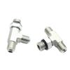 KUNGFLEX AJJO conector triplo Americano JIC rosca externa cone 74 graus SAE ajustável AOJO com O-ring