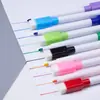 Canetas para Quadro Branco Coloridas, Apagáveis e Recarregáveis, Grande Capacidade, com Ponta Pincel, Design Simples e Fresco, Canetas para Quadro Branco para Escrita e Desenho Infantil