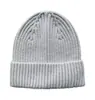 Novo Chapéu de Inverno de Malha de Caxemira com Aba Larga Unissex para Ciclismo ao Ar Livre Tendência Chapéu Quente Versátil Cor Sólida Emagrecimento Facial