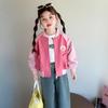 Chaqueta de Otoño para Niñas 2025 Primavera y Otoño Nueva Elegante Chaqueta de Béisbol Infantil Cárdigan para Bebé Ropa de Moda