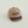 Gorra de Pato de Ala Suave Transfronteriza Otoño Nuevo Sombrero de Niño con Puño Moda Versión Coreana Letra Boston Sombrero de Sol
