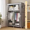 Armario Multifuncional a Prueba de Polvo de Tela No Tejida para Hogar Dormitorio Armario Simple Gabinete de Montaje Shein/Temu Dropshipping Nacional