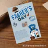 Tarjetas de felicitación para el Día del Padre, Mensajes de cumpleaños, Tarjetas pequeñas, Tarjetas creativas transfronterizas, Tarjetas de felicitación festivas, Venta al por mayor de fabricantes