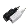 Fornecimento Exclusivo Transfronteiriço de Adaptador de Alimentação Redondo de Pinos Padrão Europeu 5V2A para Dispositivos Eletrônicos Inteligentes Cabeça de Carregamento USB
