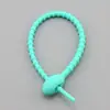 Cuerda de silicona brida de silicona cable de silicona extensible suave cordón para llavero material para colgante de bolsa de juguete de muñeca DIY