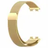 Adequado para Pulseira de Relógio Azul Huawei Band 8911m, Pulseira de Relógio Magnética Xiaomi 89/10, Pulseira de Relógio de Aço Inoxidável Metálico Fit43