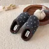 Zapatos Birkenstock Muller de Gamuza Francesa Suela Blanda para Mujer 2026 Otoño Nueva Llegada sin Cordones Antideslizantes Lunares Punta Cerrada Medias Zapatillas
