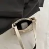Bolso de Color Sólido para Mujer 2025 Nuevo Nicho Tendencia de Moda Verano Bolso Sobaco Estilo Occidental Casual Un Hombro Bandolera