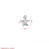 Acero Inoxidable Serie Marina Colgante Joyería DIY Pulsera Collar Accesorios Concha Estrella de Mar Árbol de Coral Estrella Colgante