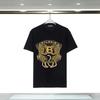 Camiseta de manga curta estampada Balman BALMAIN em estoque de longo prazo para design DIY padrão de letras LOGO