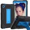 Aplicável à capa para tablet Huawei M6 8.4 T8 cor contrastante com suporte capa protetora à prova de três elementos PC + TPU tudo incluído