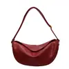 Bolsa Grande de Couro Macio Feminina 2023 Nova Moda Estilo Coreano Elegante Textura Popular Deste Ano Bolsa de Ombro/Axila Formato de Bolinho